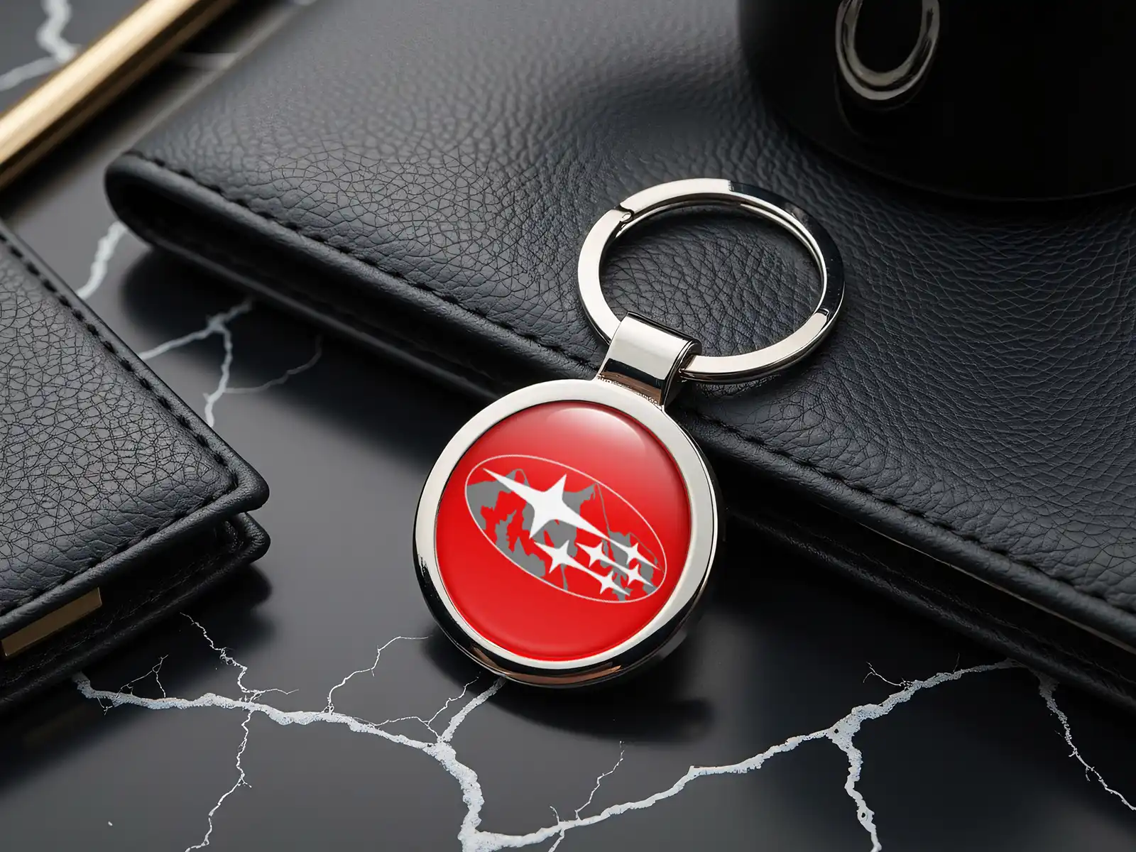 Subaru Porte-clés Coach Design Qualité Supérieure